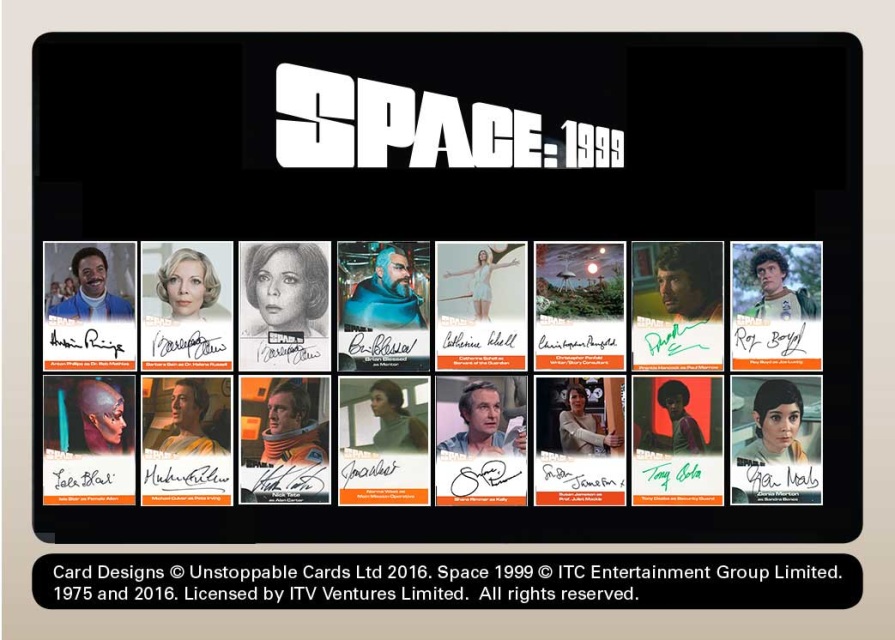 Unstoppable Space 1999 Series 3 Auto Autograph Trading Card Selection