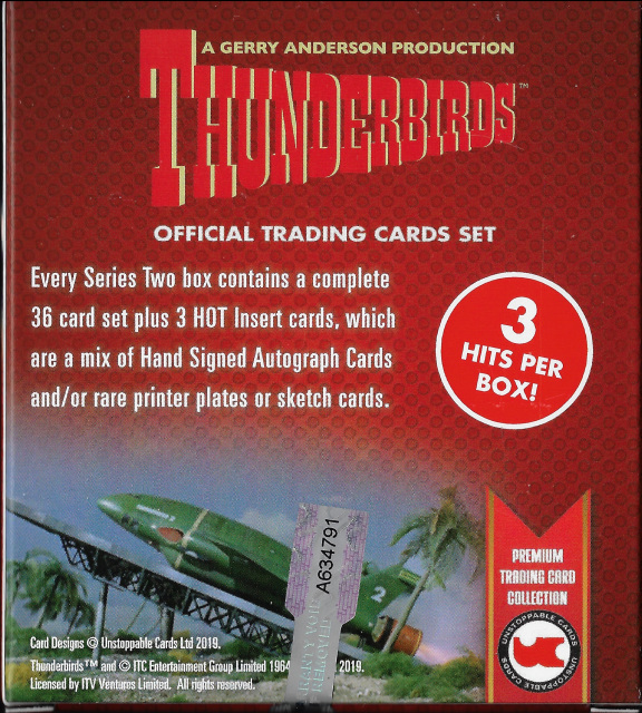 Details about   Unstoppable Thunderbirds Series 2 PROOF Base Card Set of 36-1 of Only 20 Sets