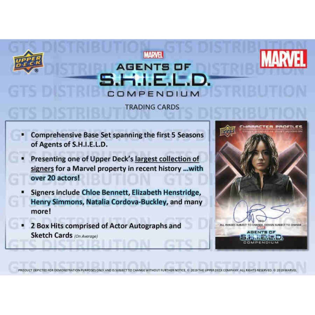 Marvel's Agents of SHIELD Compendium Trading Cards by Upper Deck