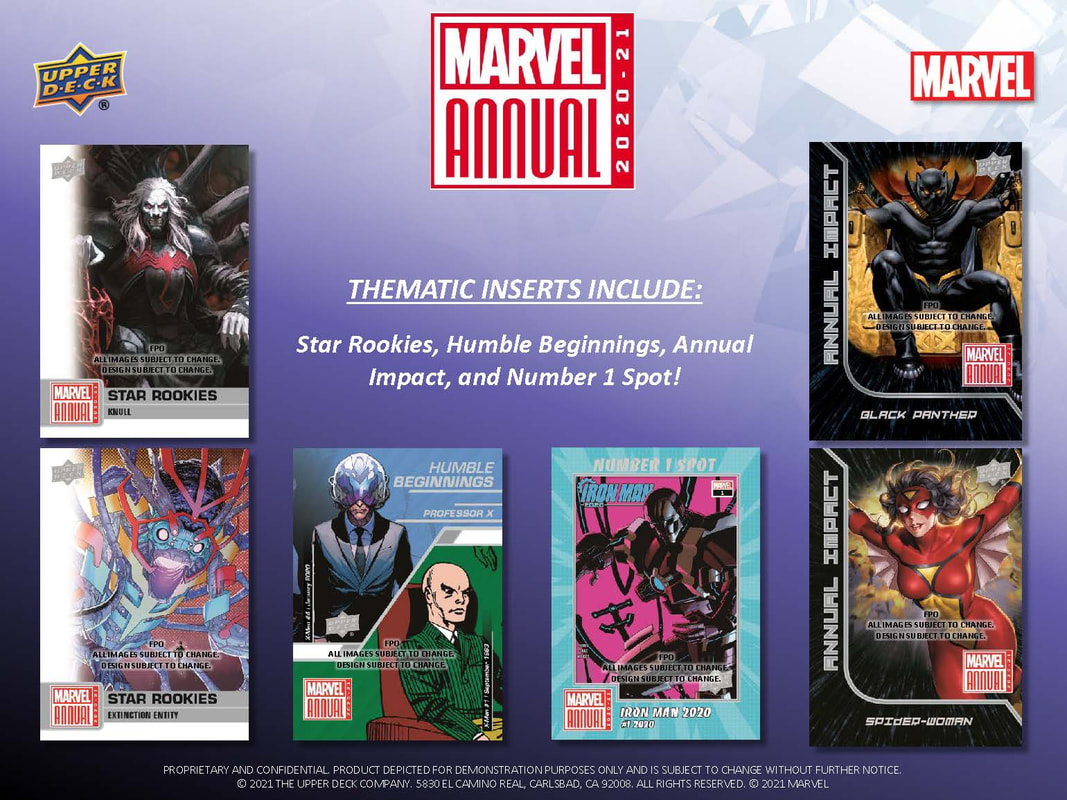 2020-21 Marvel Annual Trading Cards by Upper Deck Sketches and 