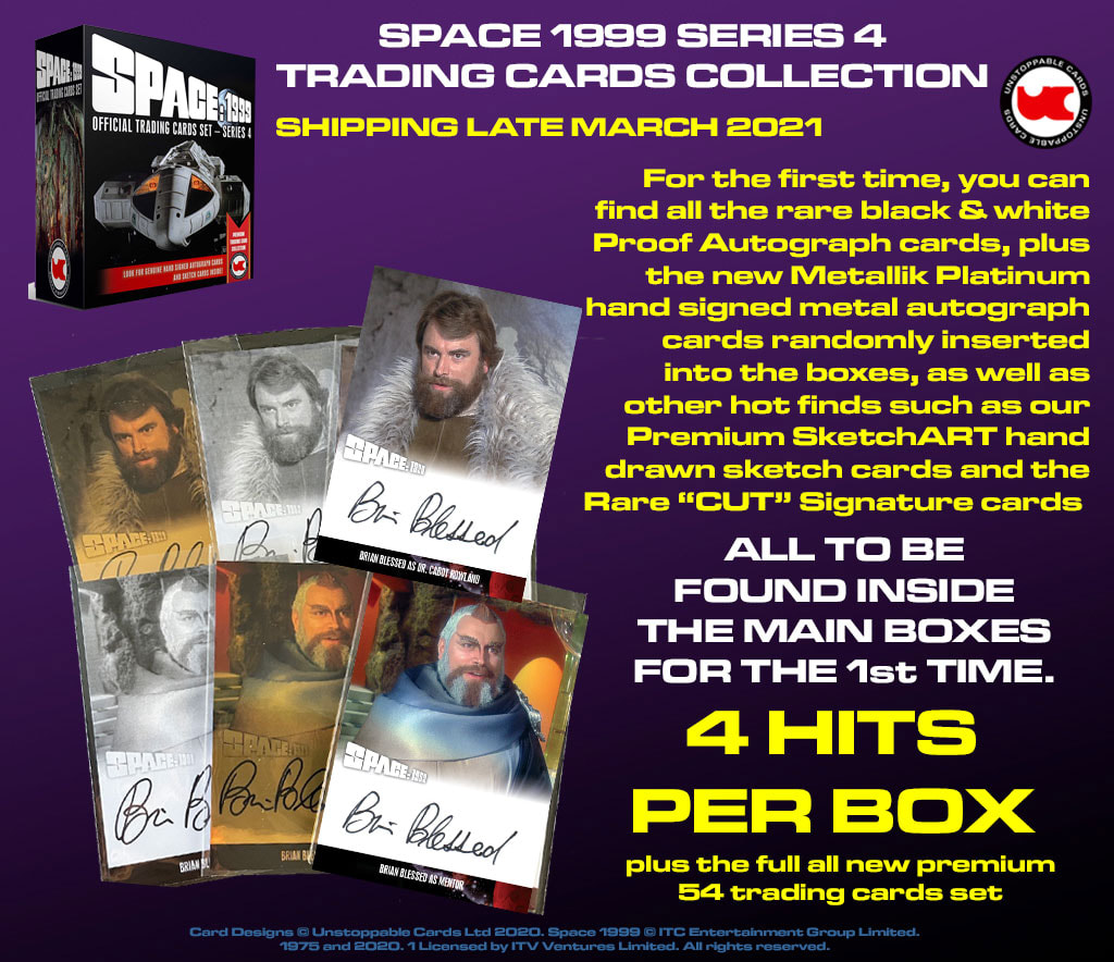 Space 1999 Series 4 Autograph Trading Card Selection Unstoppable Cards