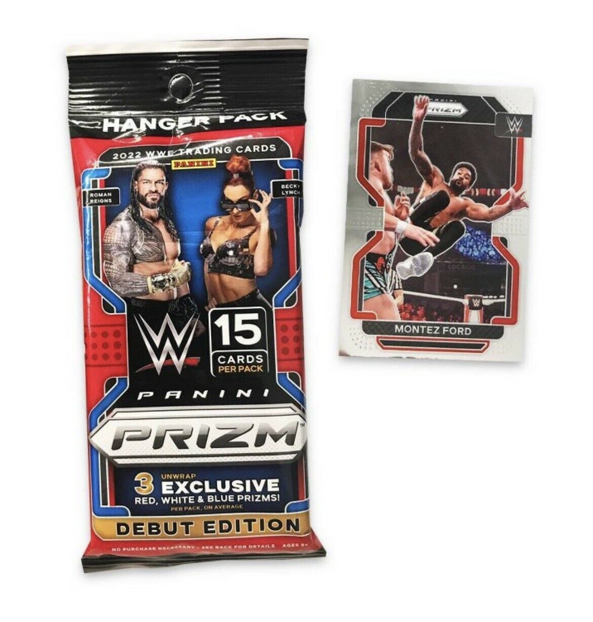 WWE Prizm Retail Trading Cards by Panini Blasters and Hanger Pack