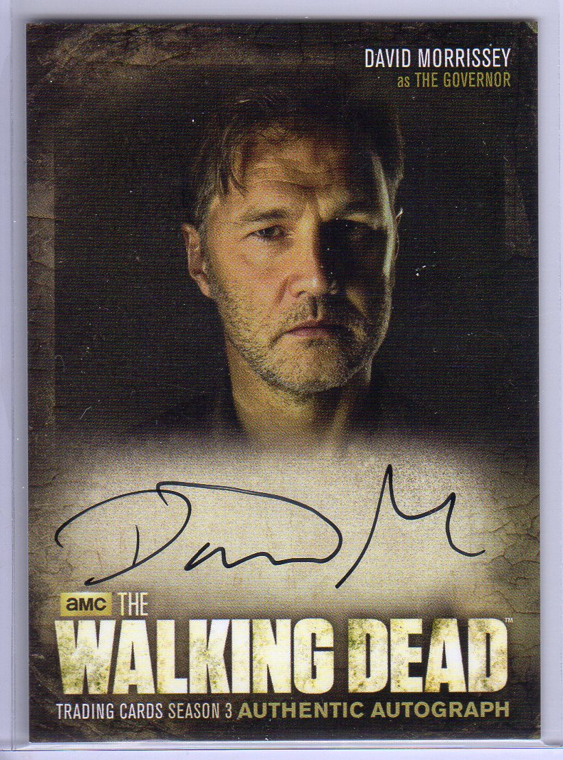 Walking Dead Season 3 Part 2 Autograph Card: David Morrissey as The ...